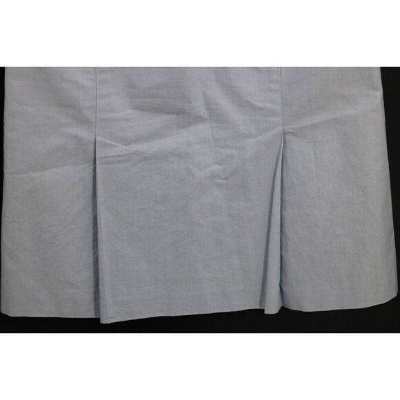 TALBOTS SIZE 4 WOMENS PENCIL SKIRTS BLUE CHAMBRAY & PINK ORANGE LOT OF 2 EUC - Picture 14 of 16